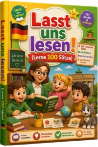 Lass uns lesen! Lerne 100 Sätze.